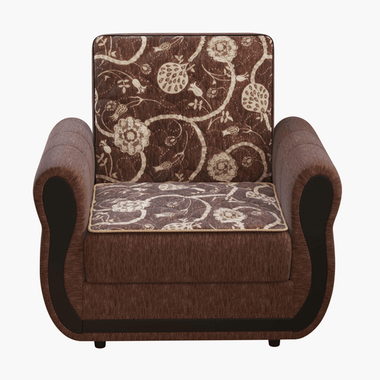 Victoria Urban Upholstered Armchair w/Storage , 39 W x 28 D x 38 H in.