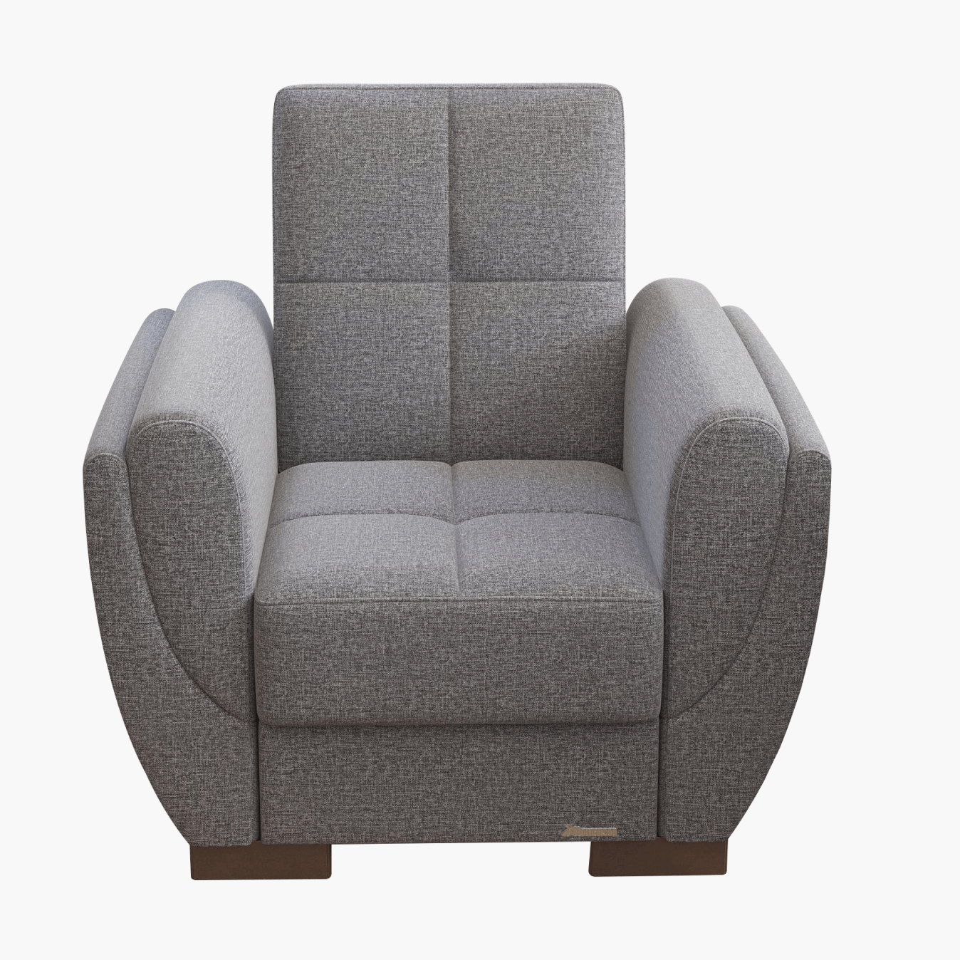 Voyage Shelter Upholstered Armchair w/Storage , 42 W x 36 D x 41 H in.