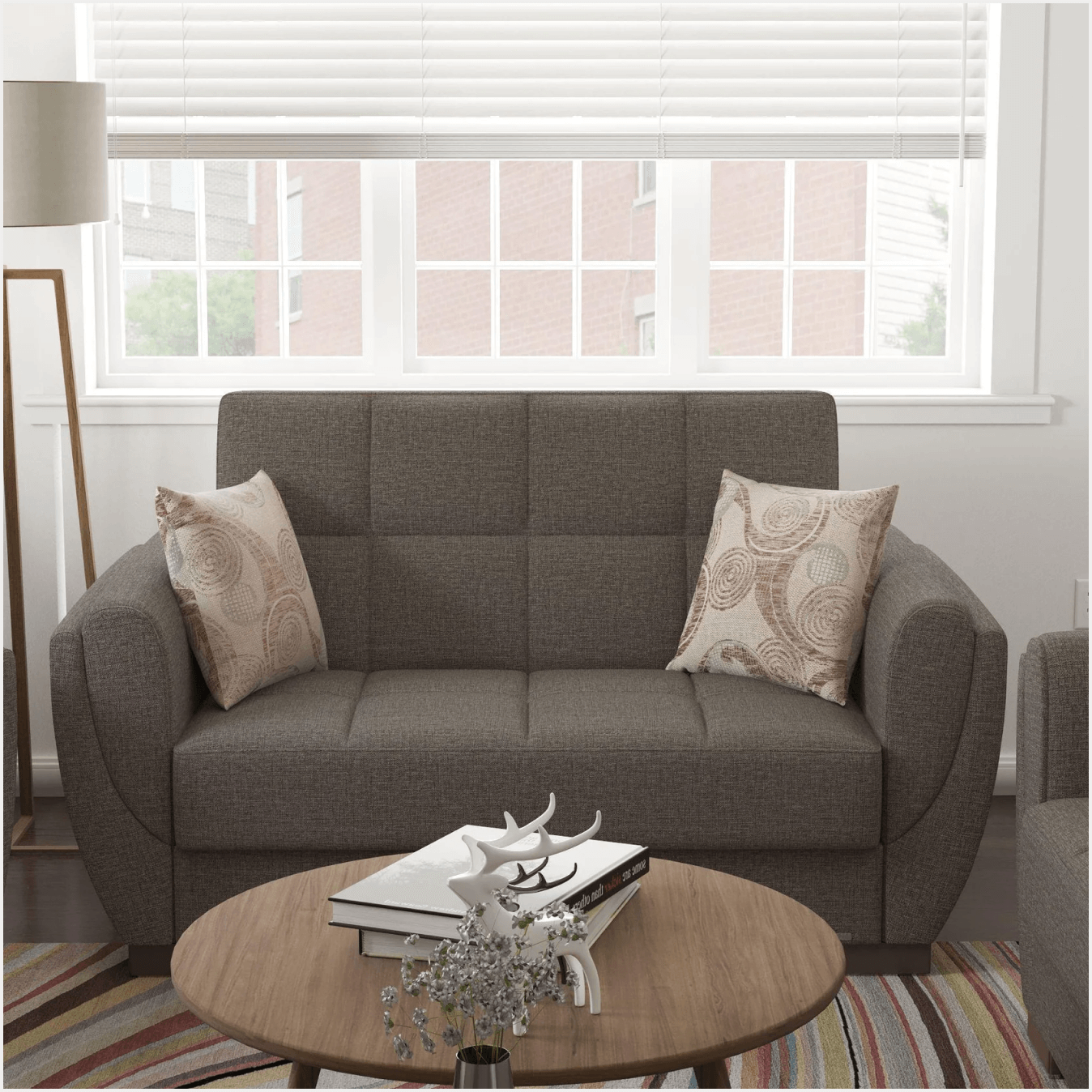 Voyage Shelter Upholstered Sleeper Loveseat w/Storage , 71 W x 36 D x 41 H in.